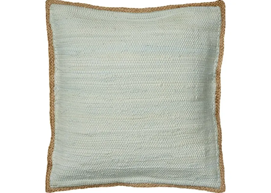 Alayan Seafoam Throw Pillow-Blue, Seafoam