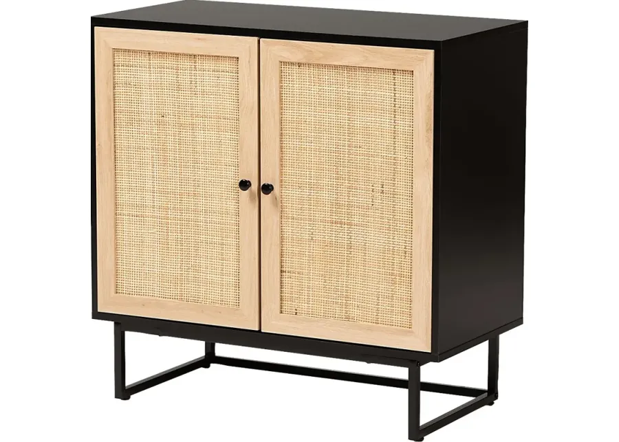 Blesch Black Accent Cabinet-Black