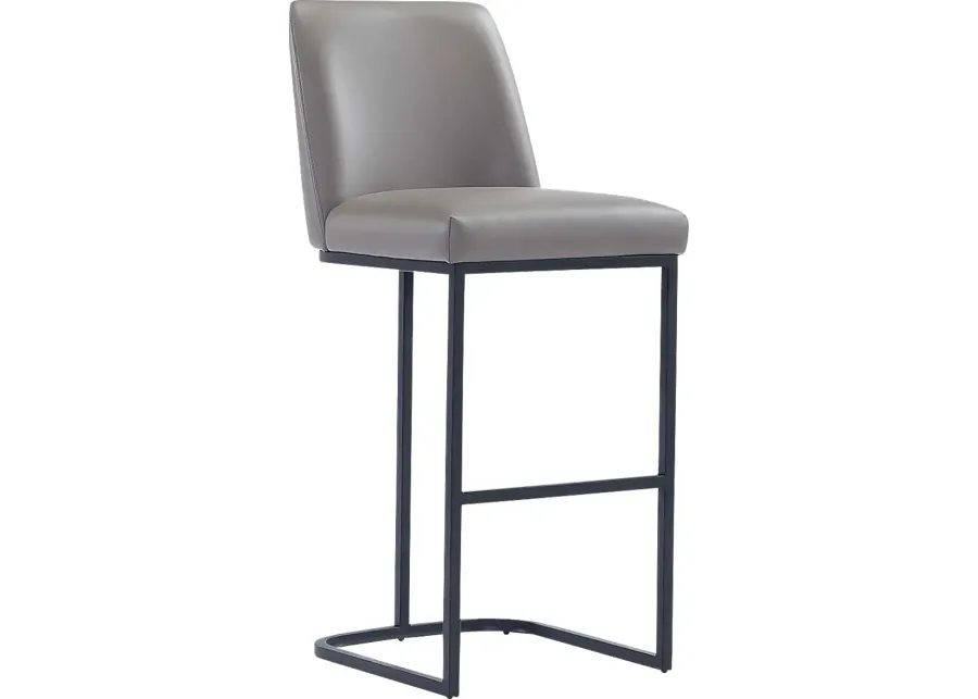 Foxiana Gray Barstool-Gray
