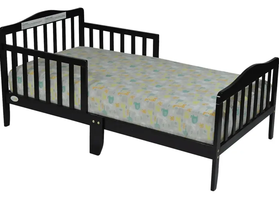 Kids Nealy Espresso Toddler Bed-Espresso