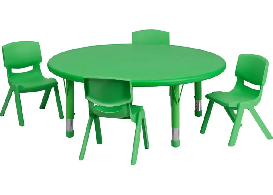 Kids Lugi Green Toddler Table Set-Green