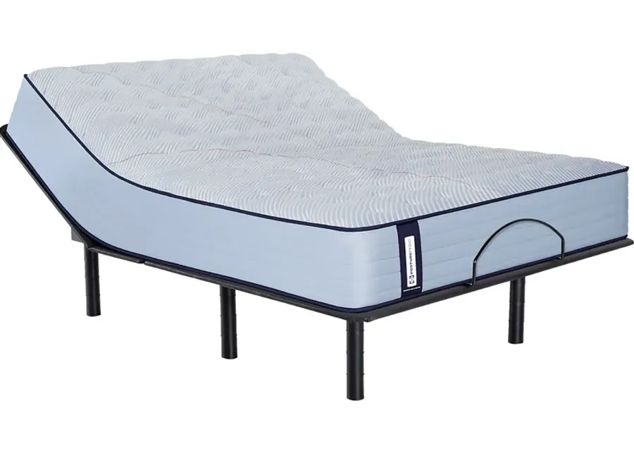 Sealy Posturepedic Brierwood King Mattress with Head Up Only Base-80
