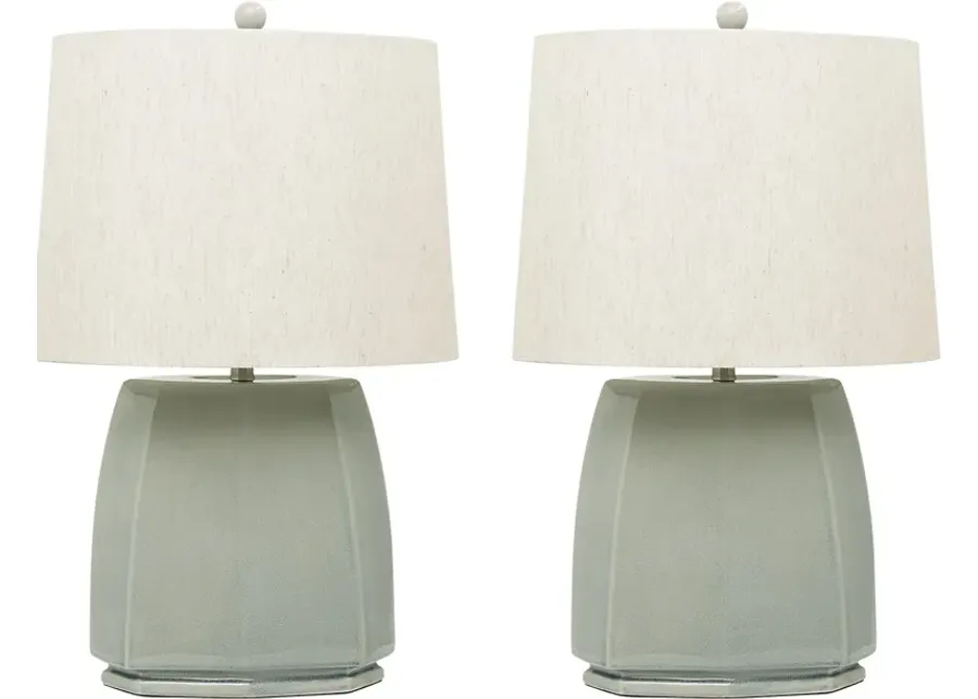 Ibsen Seafoam Table Lamps, Set of 2-25