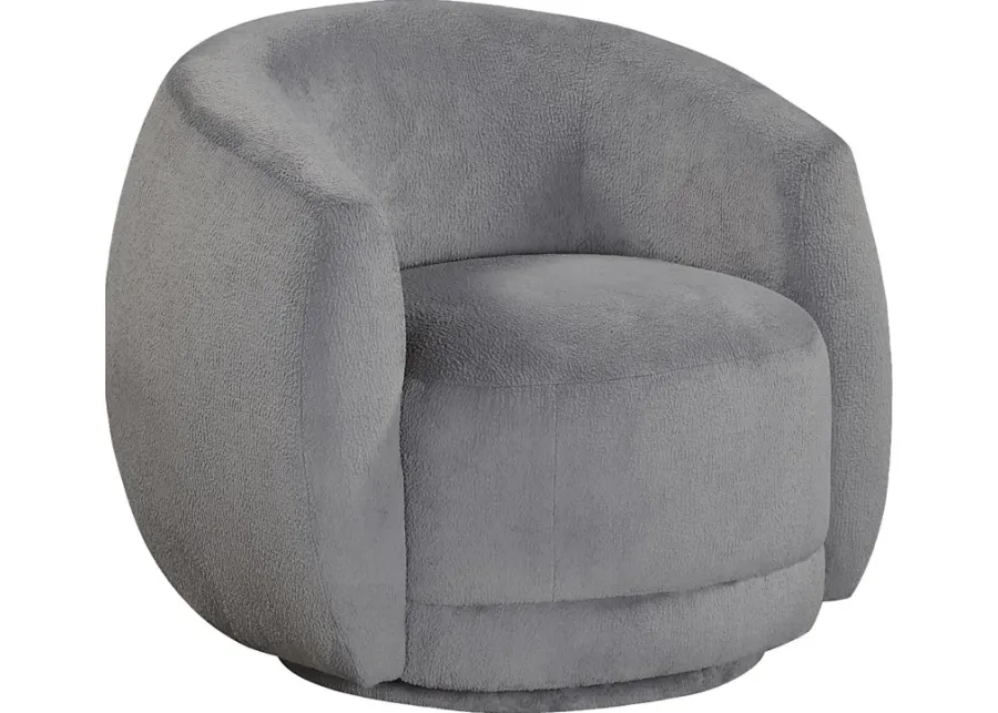 Kids Ripley Gray Swivel Chair-32.25
