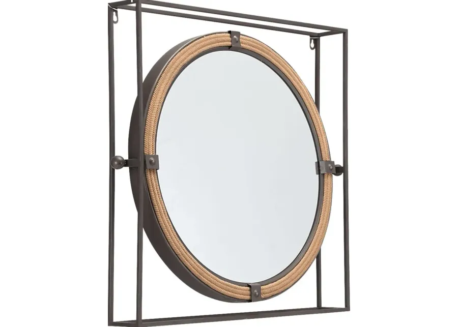 Slaney Gray Mirror-Gray