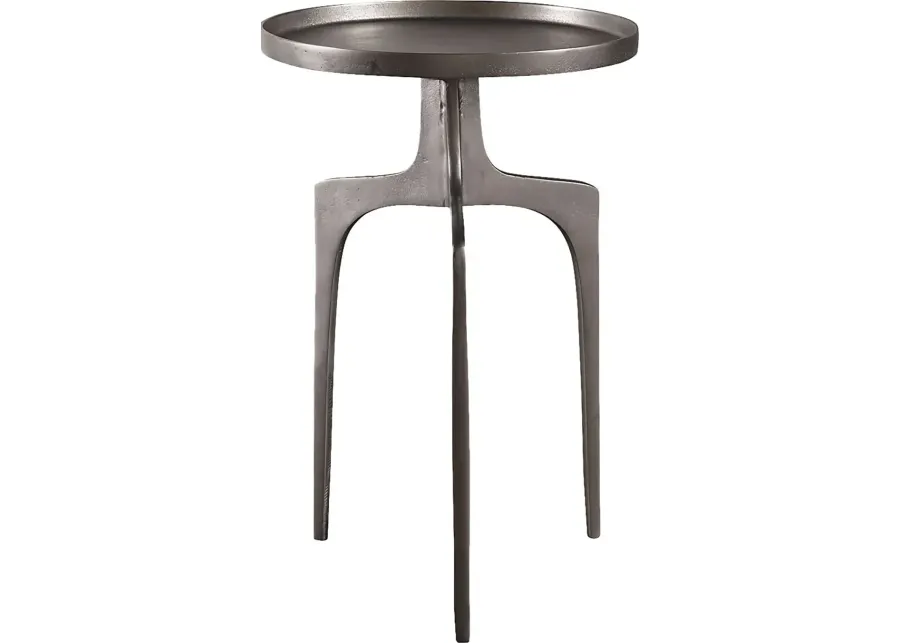 Fernwick Silver Accent Table-Silver