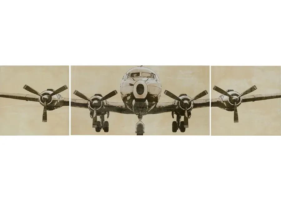 Nordahl Gray Artwork, Set of 3-Gray