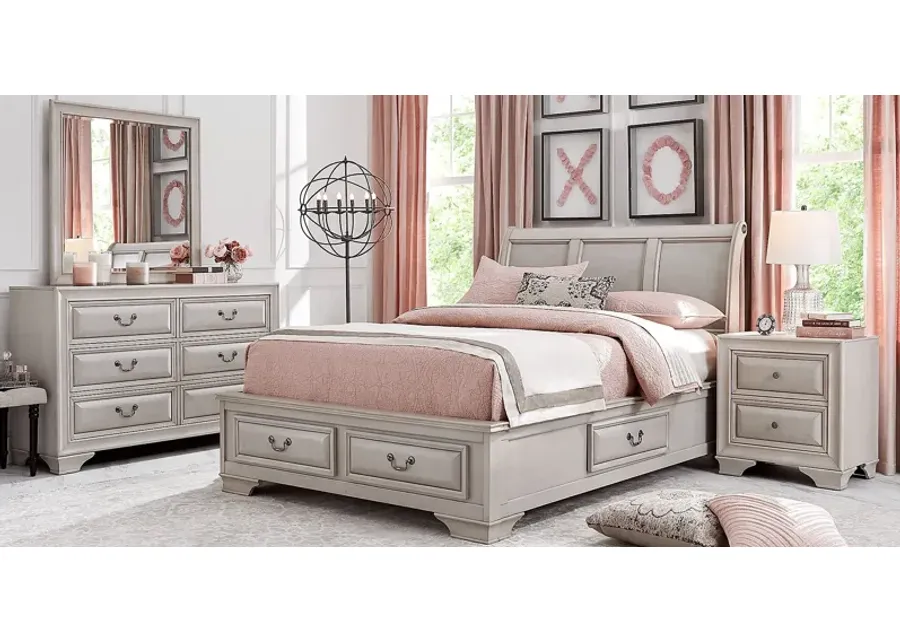 Kids Mill Valley Jr. White Full Storage Bedroom-56.5