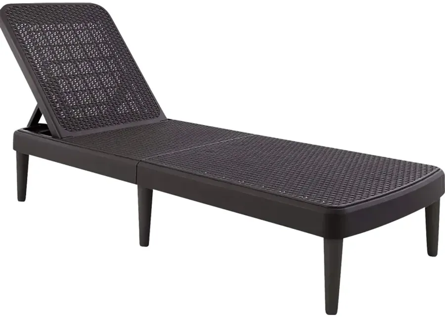 Lagoon Tahiti Brown Outdoor Chaise Lounge-Brown