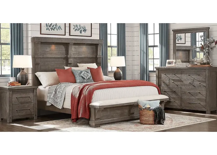 Bretten Crossing Gray 5 Pc King Bedroom-82