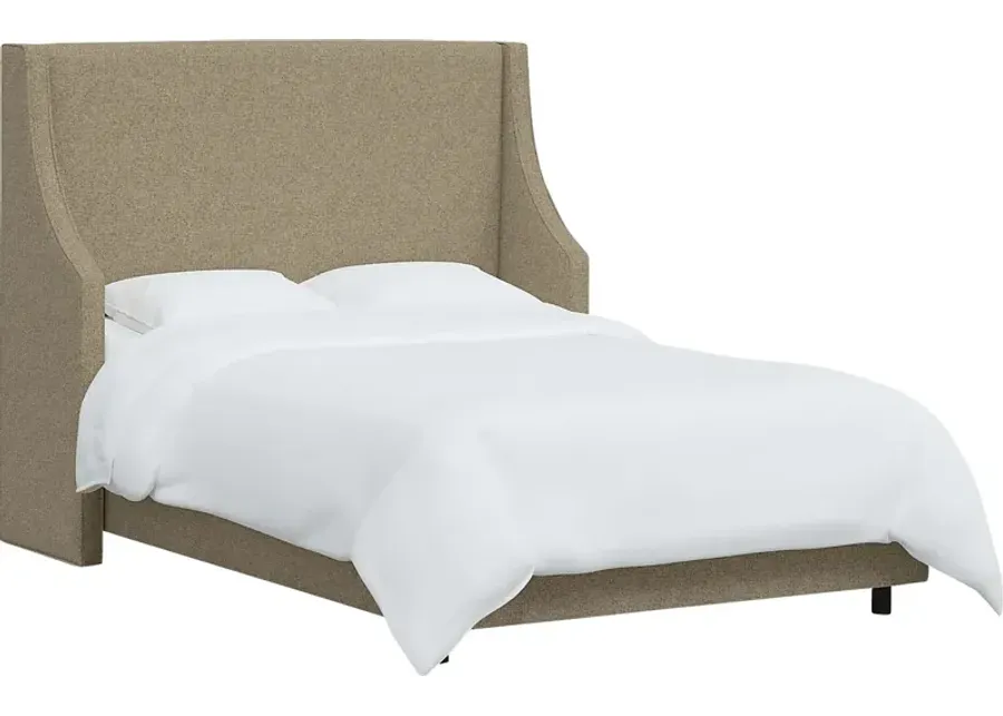 Alldenford Beige California King Bed-Beige
