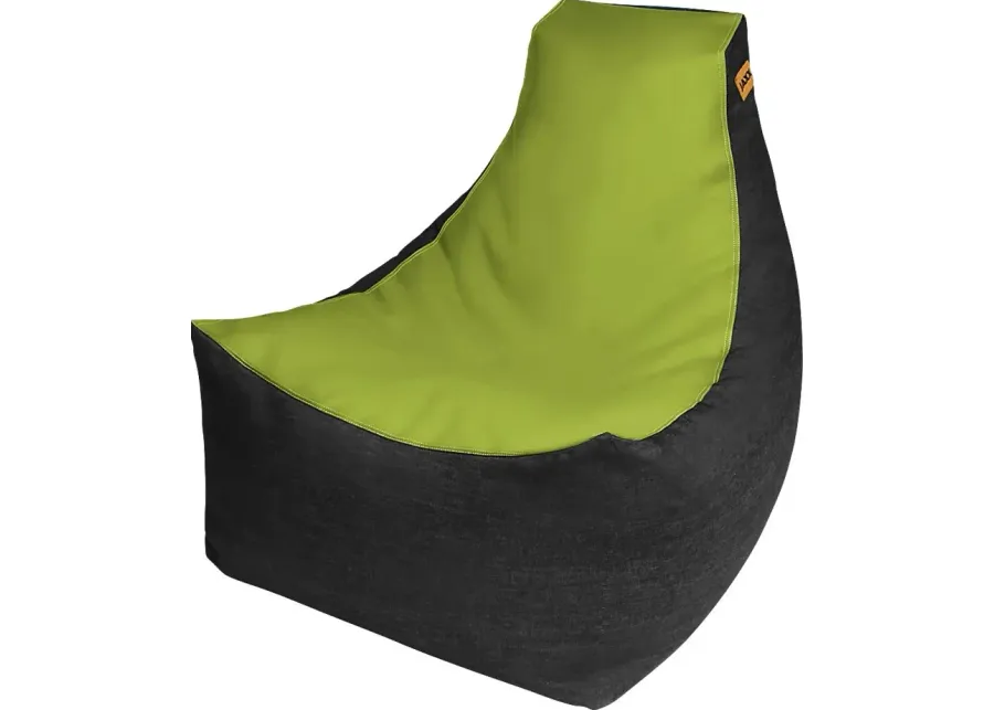 Kids Azani Green Gaming Bean Bag Chair-Green