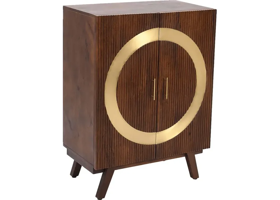 Matalin Brown Bar Cabinet-Brown
