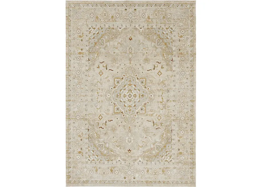 Crown Plaza Cream 5' x 7'6 Rug-Cream