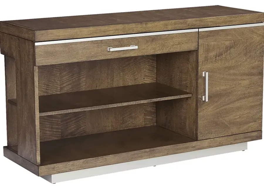 Ledura Brown Sofa Table-Brown