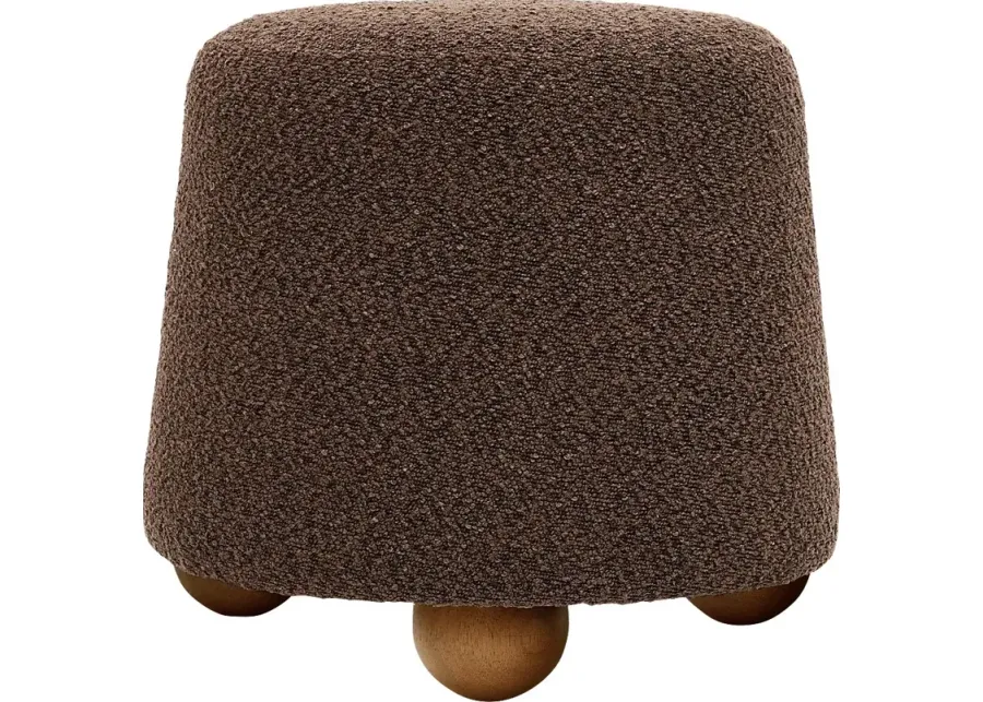 Edysl Brown Ottoman-Brown