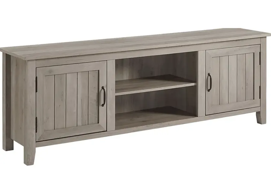 Hefley Gray 70 in. Console-Gray