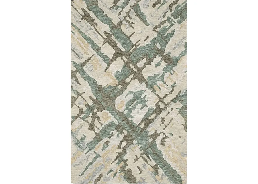 Plumsky Grey 5' x 8' Rug-60