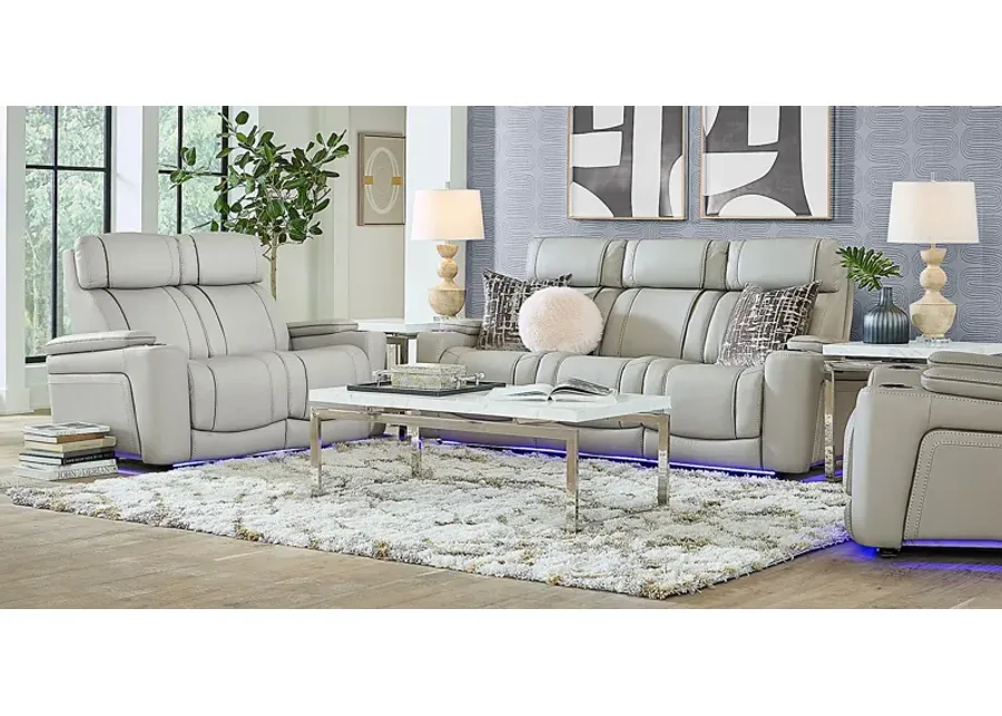 Haven Point Platinum 5 Pc Living Room with Dual Power Reclining Sofa-86