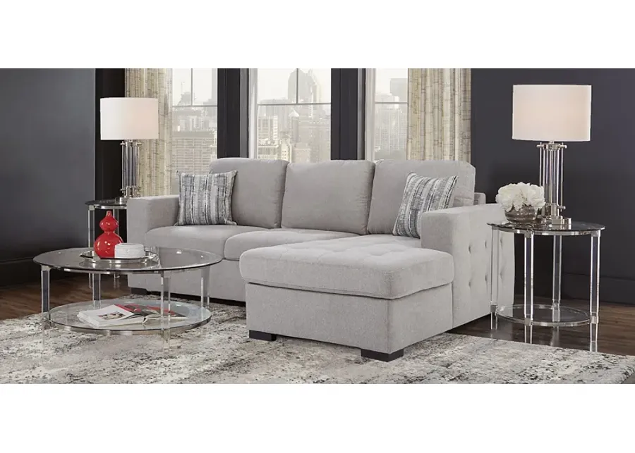 Kirkwell Gray 2 Pc Sleeper Sectional-97