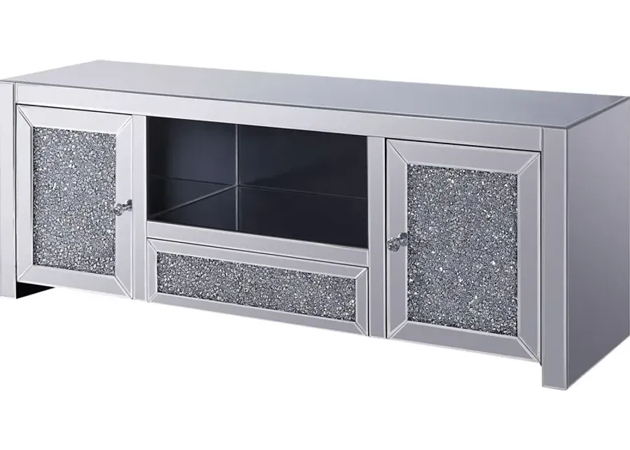 Bartview Silver 59 in. Console-Silver