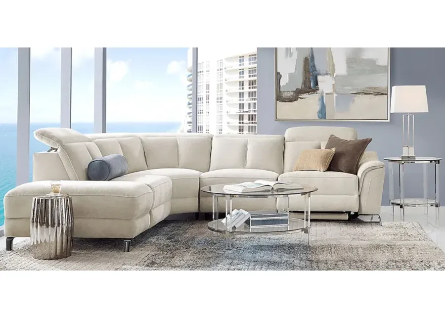 Cavani Gray 8 Pc Dual Power Reclining Sectional Living Room-120.75