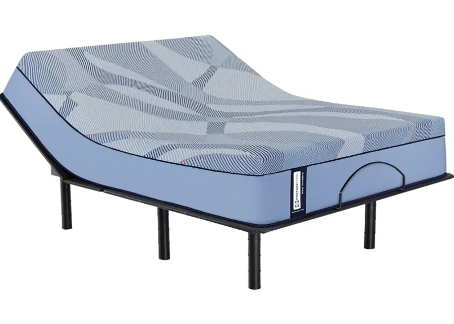 Sealy Posturepedic Hybrid Sonterra Split King Mattress with Head Up Only Base-80