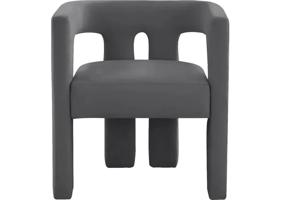 Remagen Dark Gray Accent Chair-Dark Gray