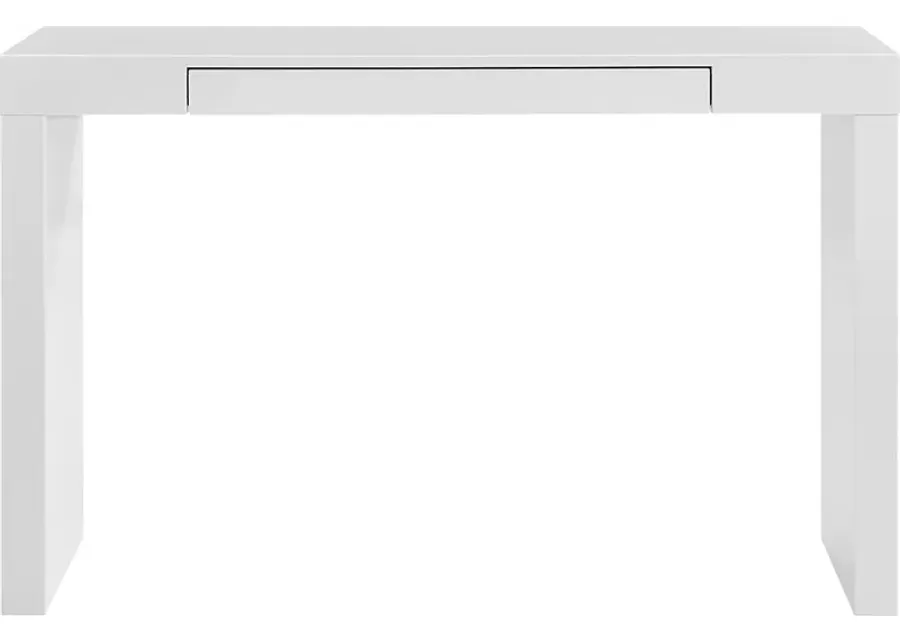 Boteler White Sofa Table-White