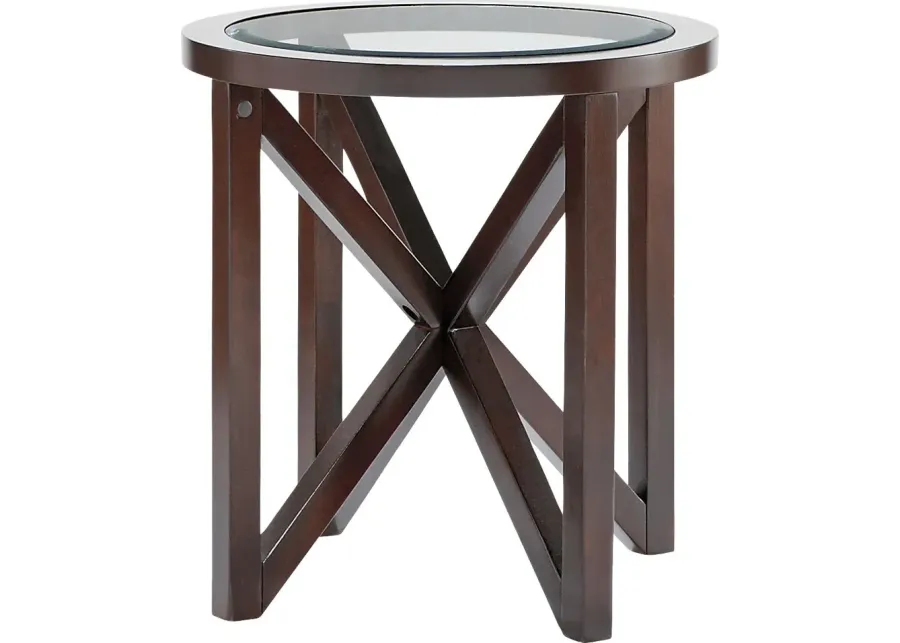 Kenshaw II Espresso End Table-22