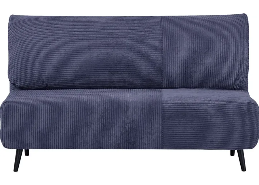 Kids Daydream XL Navy Convertible Loveseat-57.5