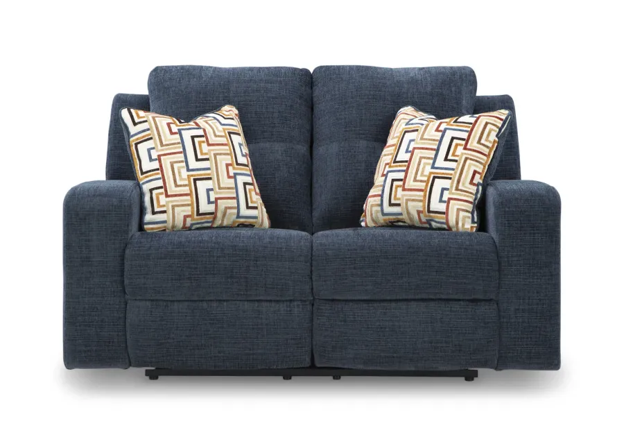 Malone Reclining Loveseat - Ink