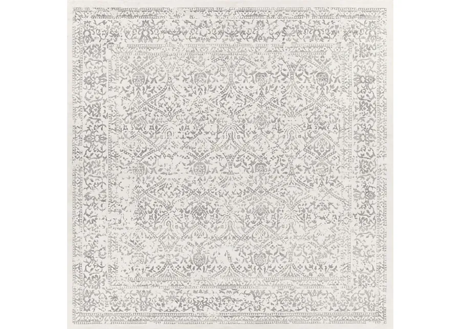 Shinnwood I Off-White 7'10 Square Rug-Off-White