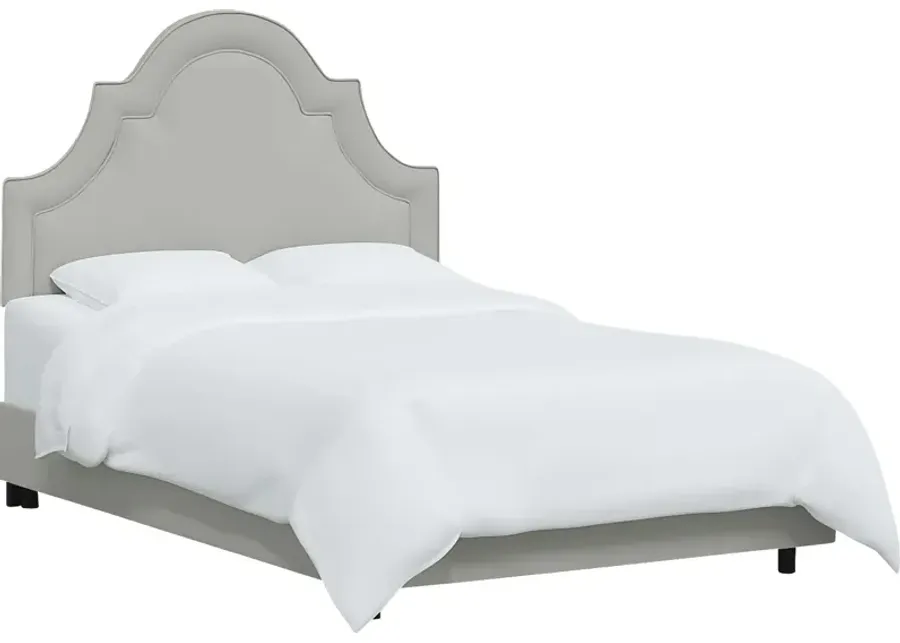 Aldimo Gray Queen Bed-Gray