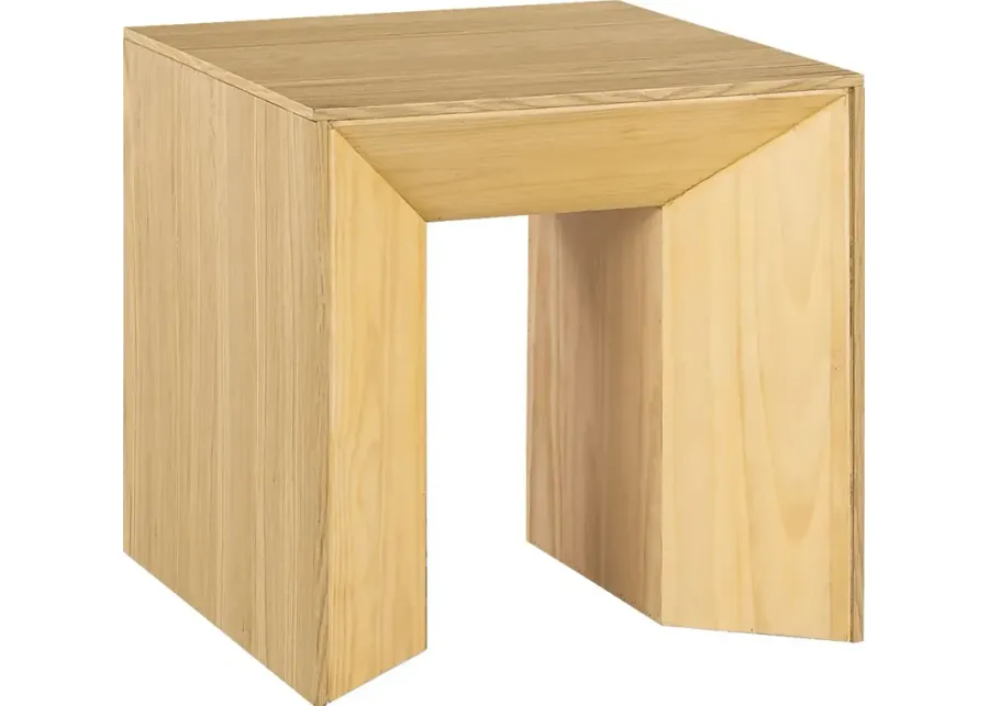 Applerock Brown End Table-Brown