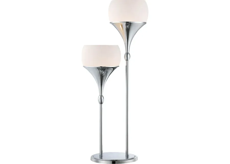 Eagle Landing Chrome Lamp-Chrome