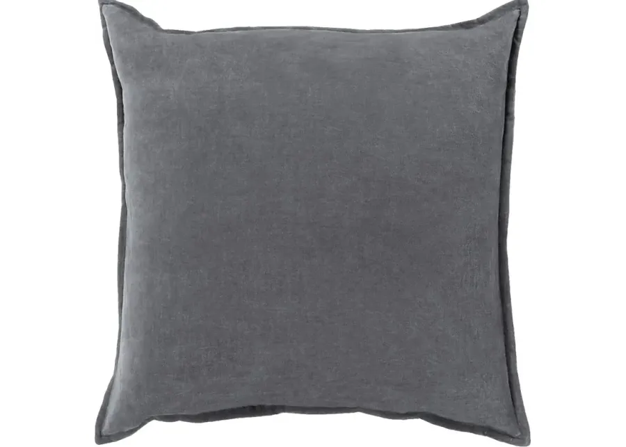Kaden Charcoal Accent Pillow-Charcoal