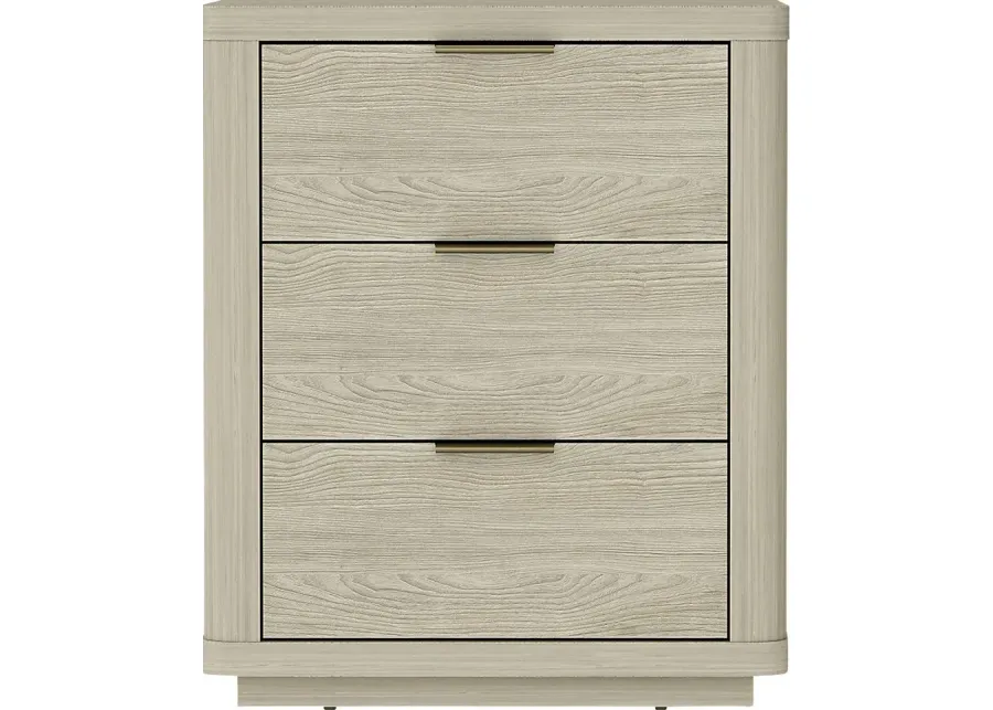 Golddale IV Natural Nightstand-Natural