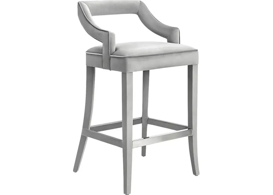 Lenorelle Gray Counter Height Stool-Gray