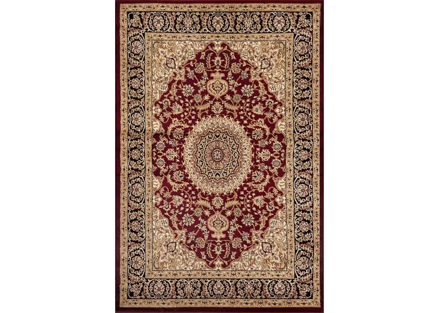 Louanne Burgundy 5'3 x 7'3 Rug-Burgundy