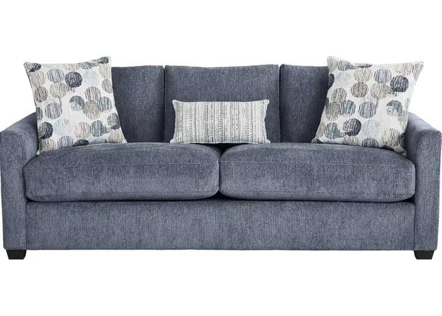 Caprice Navy Sofa-87