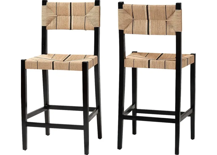 Devanshire Black Barstool, Set of 2-Black 1 45778-devanshire-black-barstool-set-of-2-black-1.webp