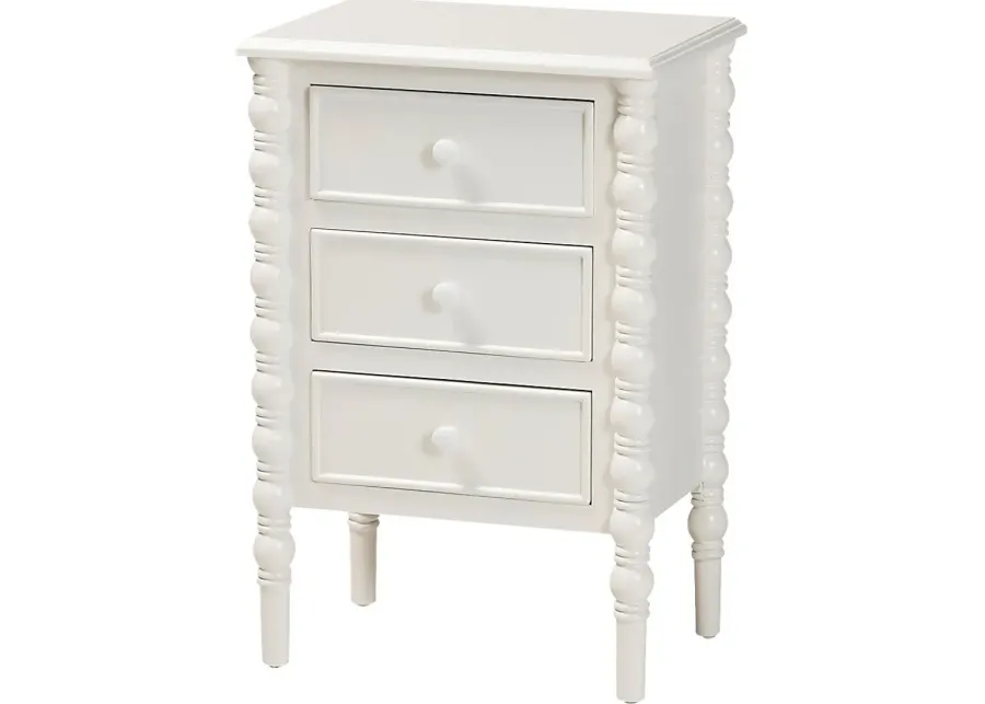 Aurich White 3-Drawer End Table-White 1 45957-aurich-white-3-drawer-end-table-white-1.webp