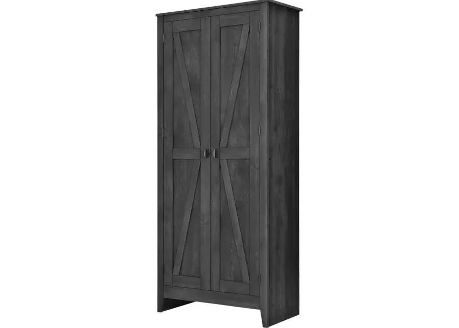 Canion Gray Accent Cabinet-Gray