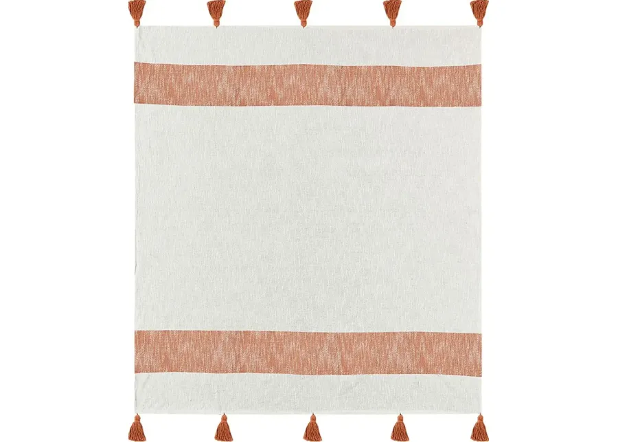 Wargol Orange Throw Blanket-Orange