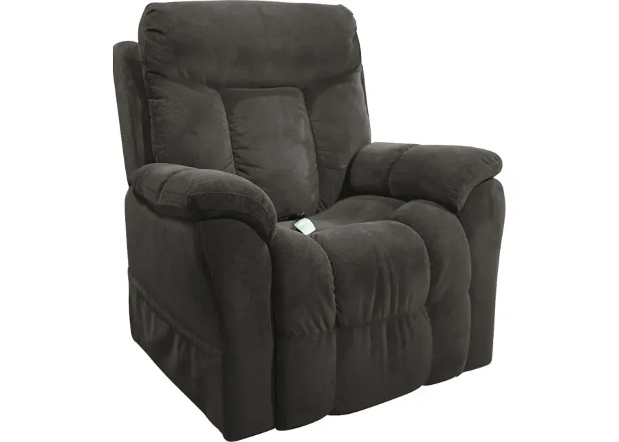 Beinhorn Gray Lift Chair Power Recliner-Gray