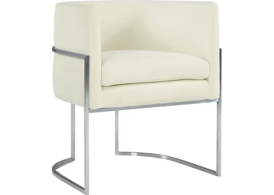 Fera Leah I Cream Arm Chair-Cream