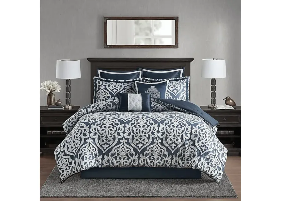 Cherbourg Navy 8 Pc Queen Comforter Set-Navy 1 46081-cherbourg-navy-8-pc-queen-comforter-set-navy-1.webp