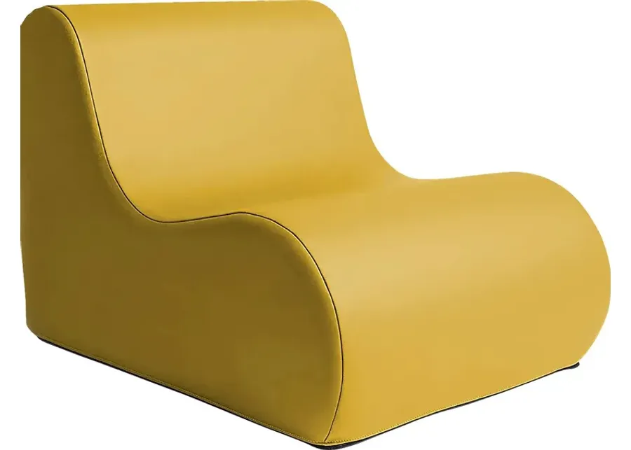 Kids Nariko Yellow Small Chair-Yellow