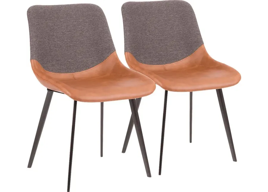 Myerston Gray Dining Chair, Set of 2-Gray